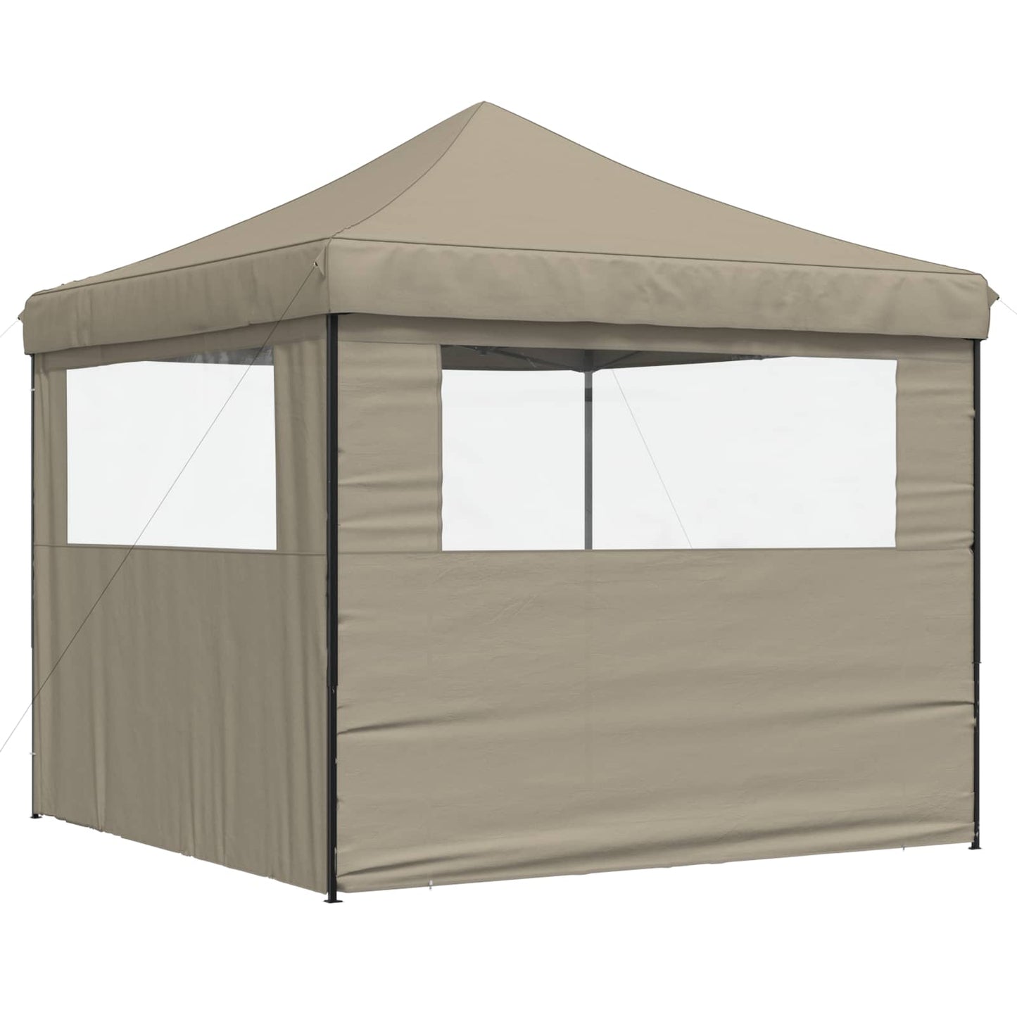 Partytelt Gråbrun 292 x 292 x 315 cm Oxford Stoff vidaXL
