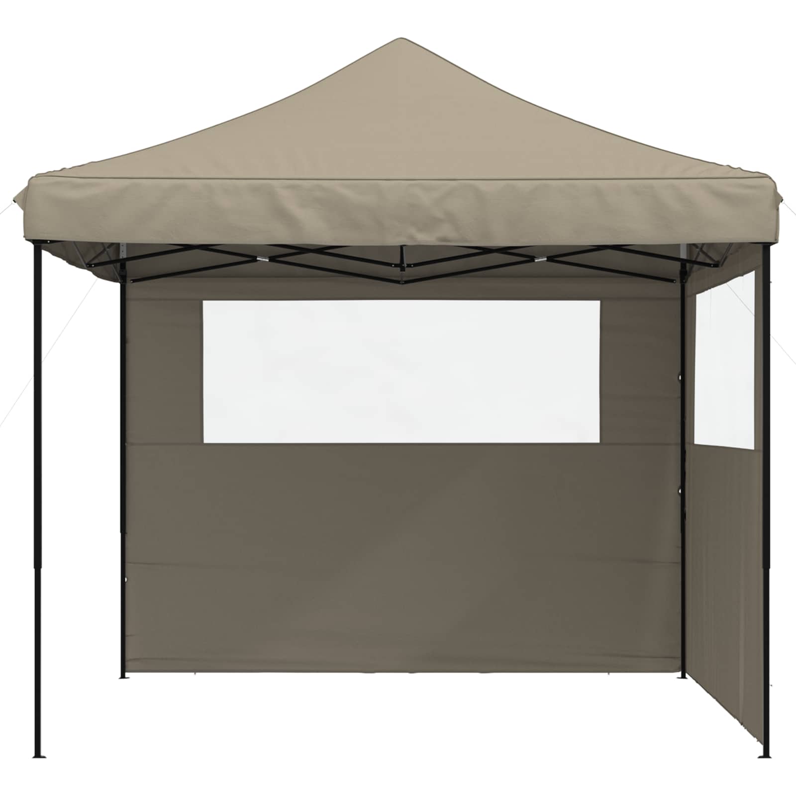 Partytelt Gråbrun 292 x 292 x 315 cm Oxford Stoff vidaXL