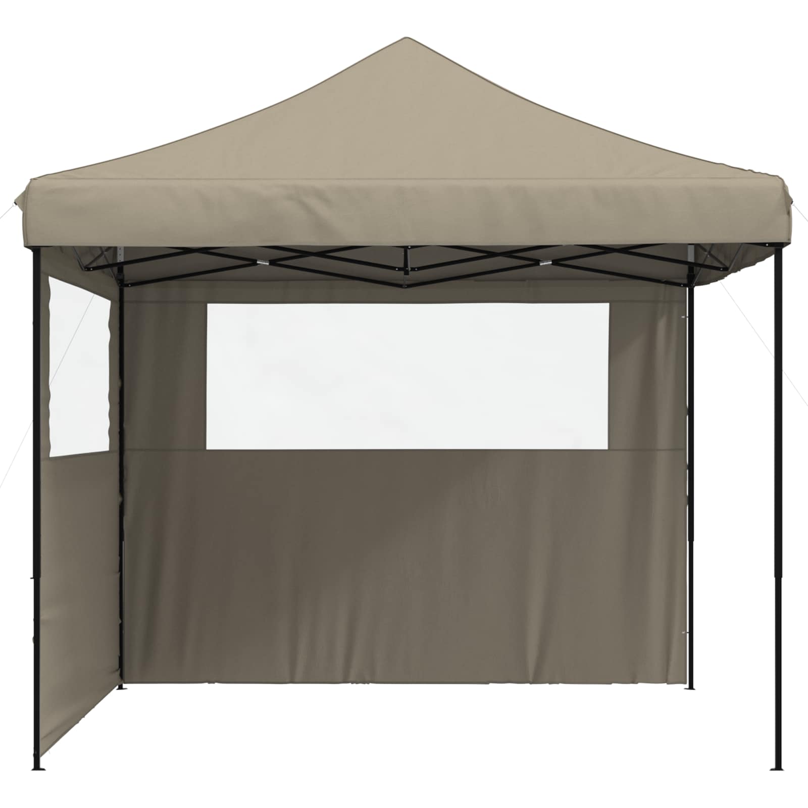 Partytelt Gråbrun 292 x 292 x 315 cm Oxford Stoff vidaXL