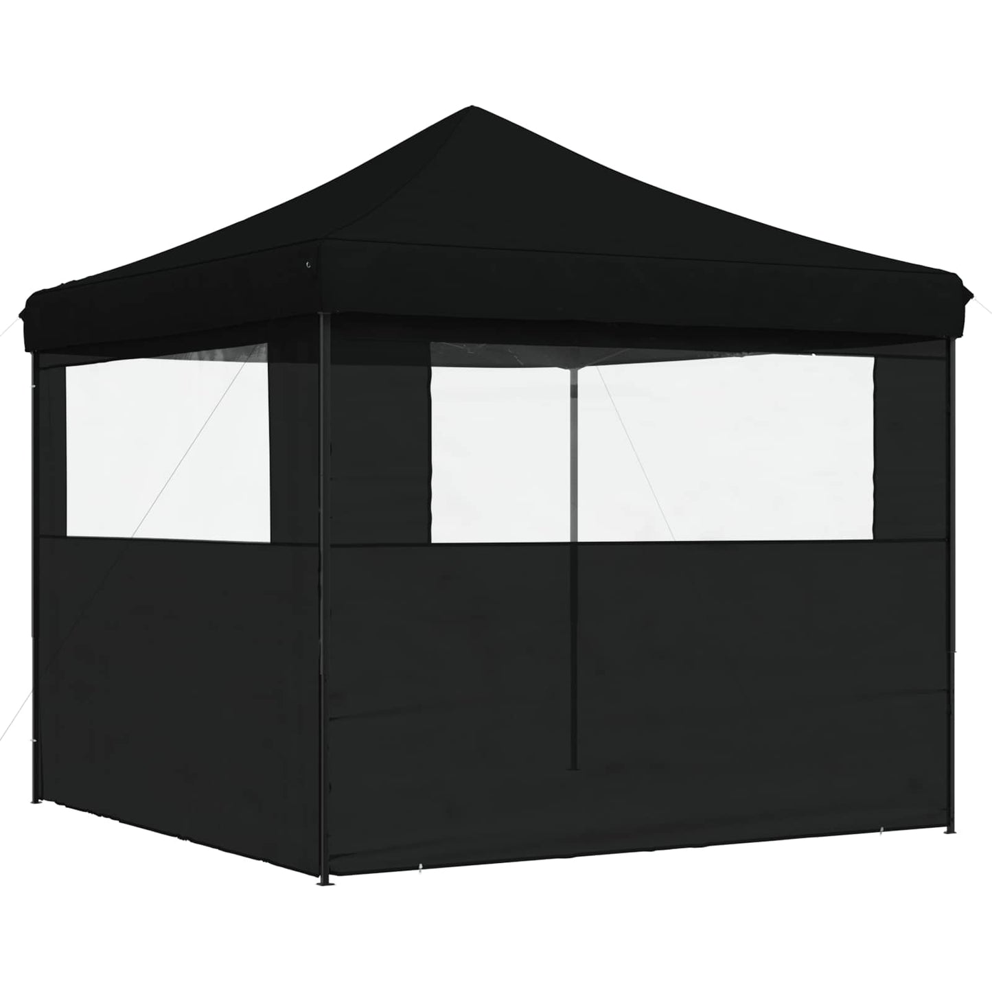 Partytelt Svart 292 x 292 x 315 cm Oxford Stoff