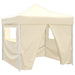 Partytelt Krem 291 x 291 x 315 cm Oxford Stoff vidaXL