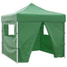 Partytelt grønn 291 x 291 x 315 cm Oxford Stoff vidaXL