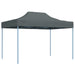 Partytelt Antrasitt 280 x 410 x 315 cm Oxford Stoff vidaXL