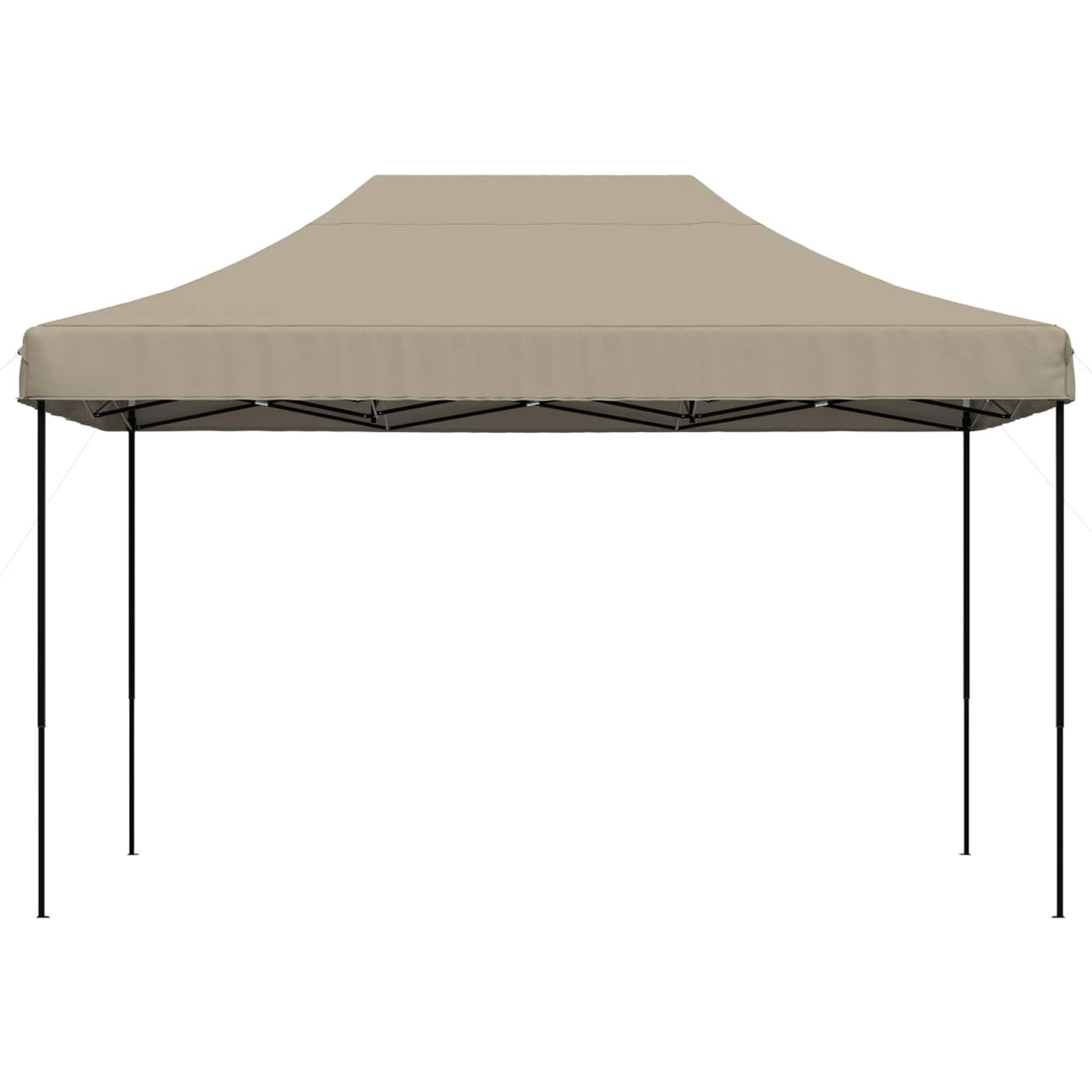 Partytelt Gråbrun 279 x 410 x 315 cm Oxford Stoff vidaXL