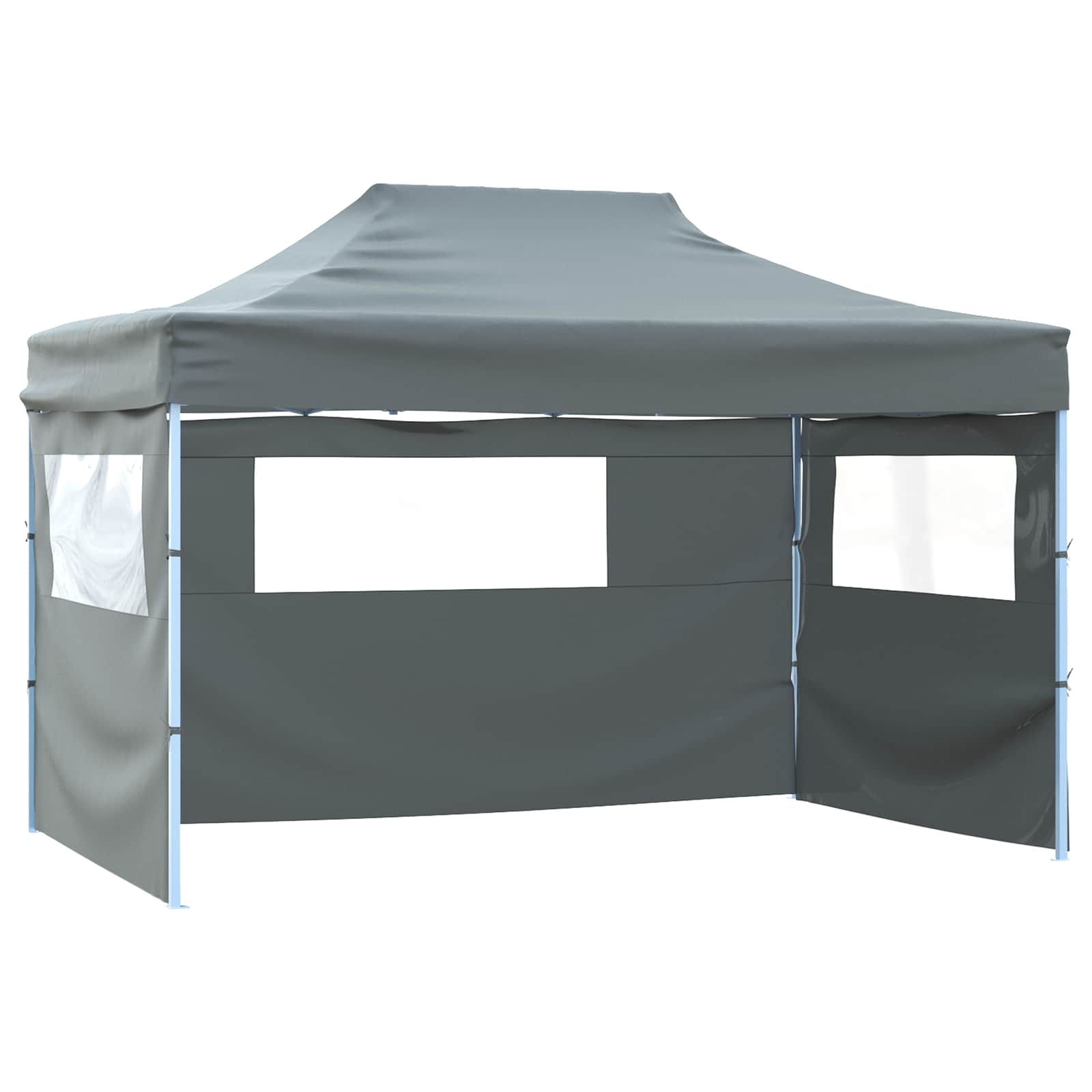 Partytelt Antrasitt 280 x 410 x 315 cm Oxford Stoff vidaXL