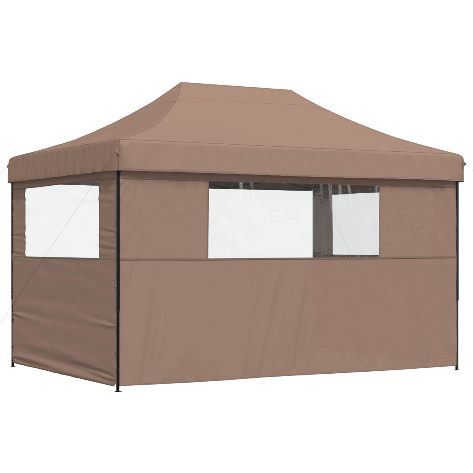 Partytelt Brun 279 x 410 x 315 cm Oxford Stoff vidaXL