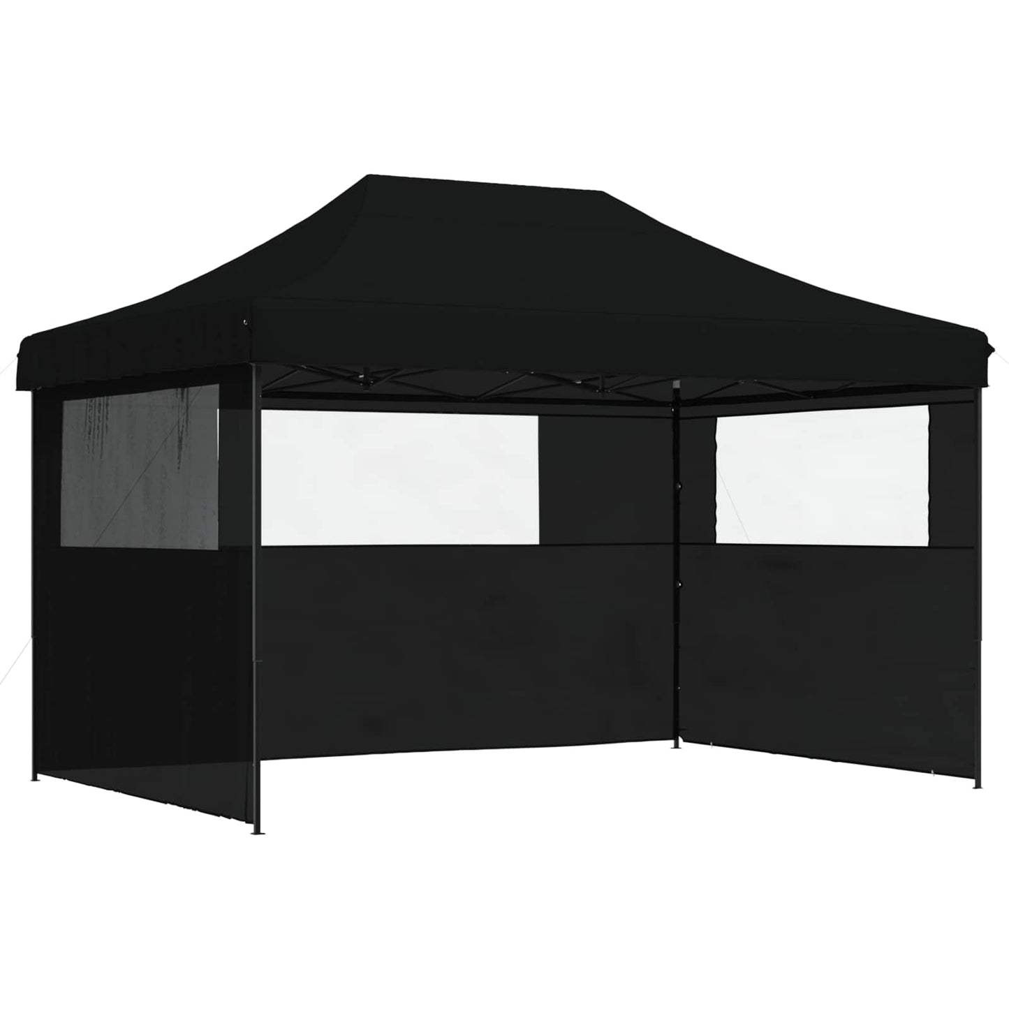 Partytelt Svart 279 x 410 x 315 cm Oxford Stoff vidaXL