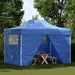 Partytelt Blå 280 x 410 x 315 cm Oxford Stoff vidaXL