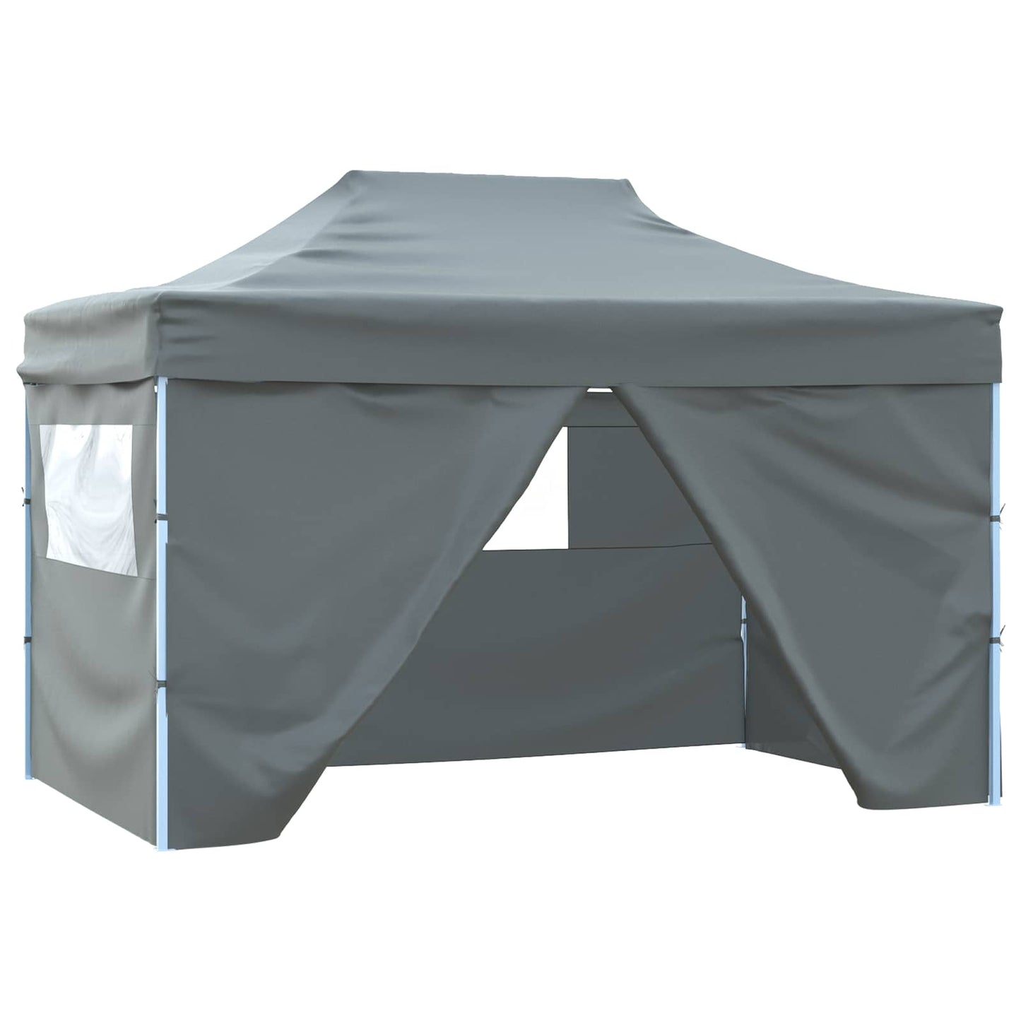 Partytelt Antrasitt 280 x 410 x 315 cm Oxford Stoff vidaXL