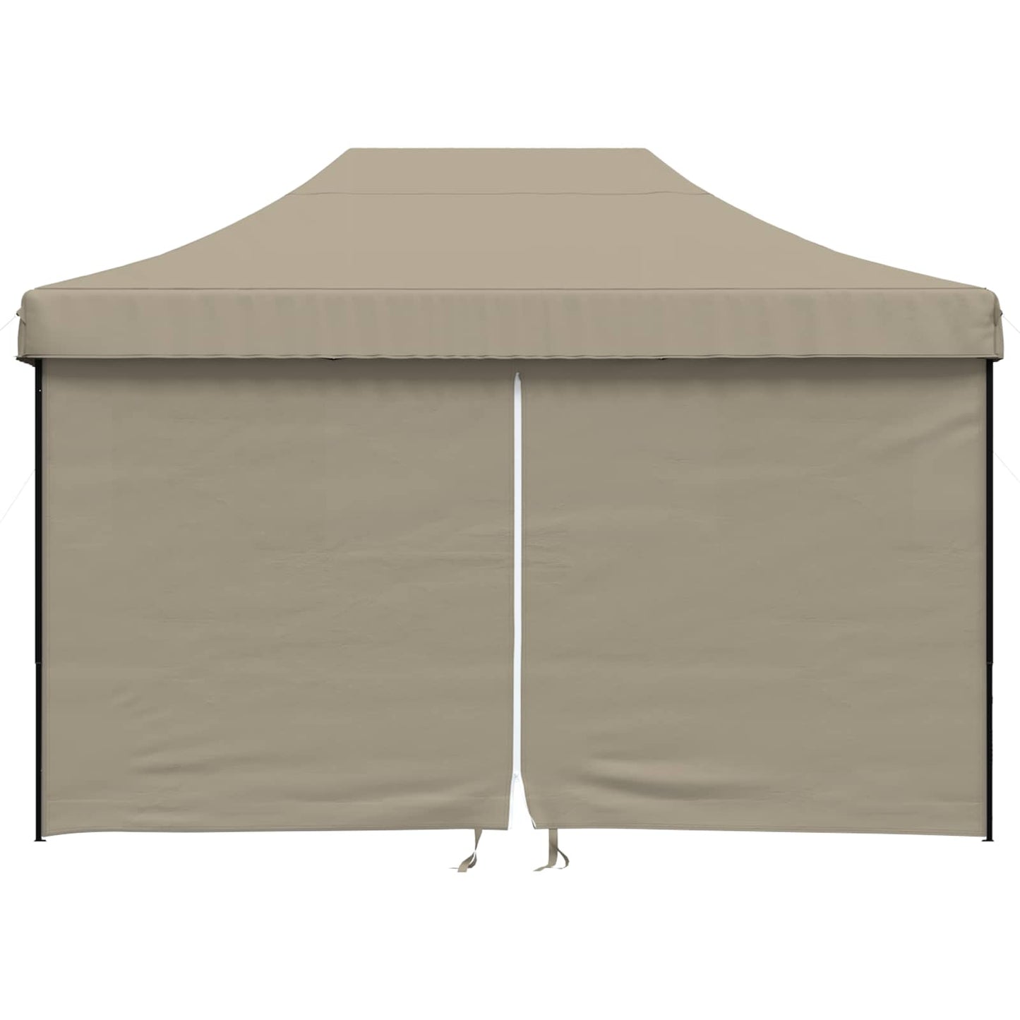 Partytelt Gråbrun 279 x 410 x 315 cm Oxford Stoff vidaXL