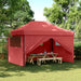 Partytelt Burgunder 279 x 410 x 315 cm Oxford Stoff vidaXL