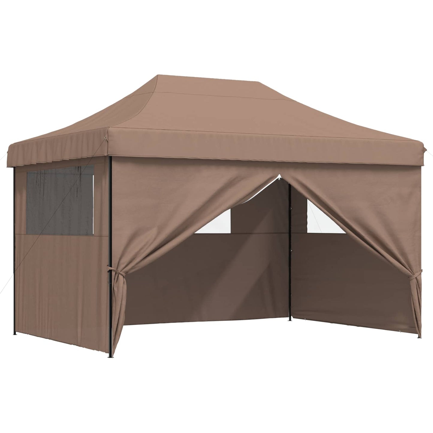 Partytelt Brun 279 x 410 x 315 cm Oxford Stoff vidaXL