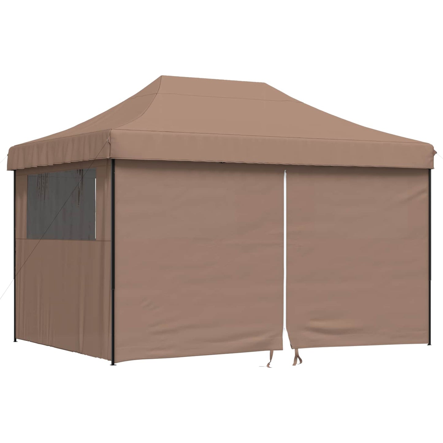 Partytelt Brun 279 x 410 x 315 cm Oxford Stoff vidaXL