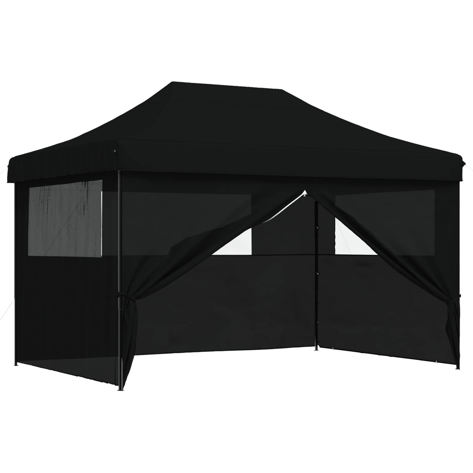 Partytelt Svart 279 x 410 x 315 cm Oxford Stoff vidaXL