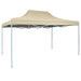Partytelt Krem 291 x 431 x 315 cm Oxford Stoff vidaXL