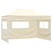 Partytelt Krem 291 x 431 x 315 cm Oxford Stoff vidaXL