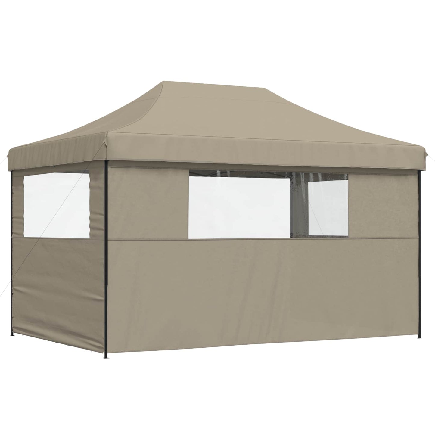 Partytelt Gråbrun 292 x 440 x 315 cm Oxford Stoff vidaXL
