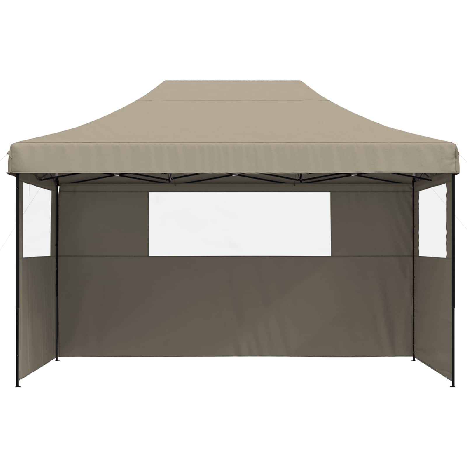 Partytelt Gråbrun 292 x 440 x 315 cm Oxford Stoff vidaXL