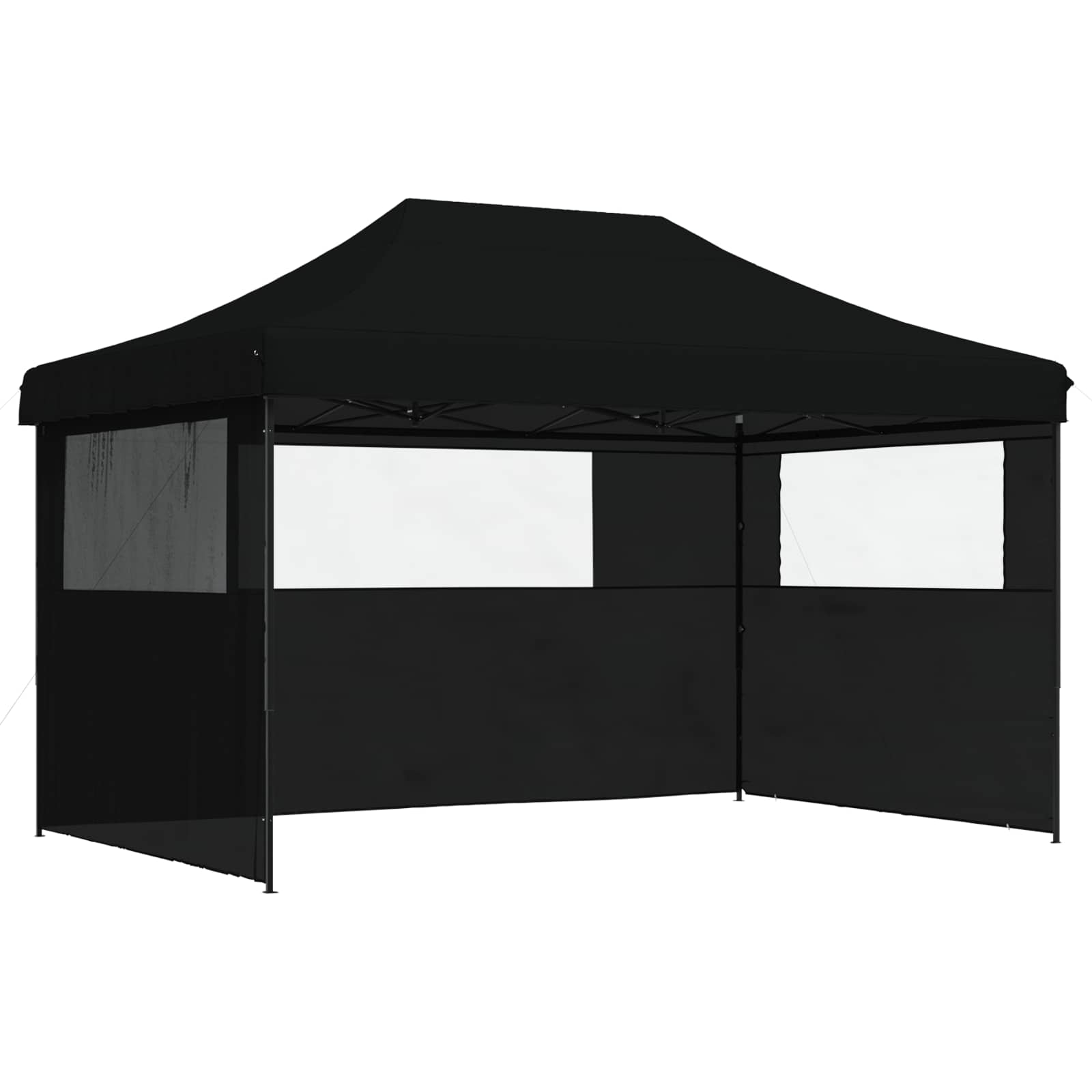 Partytelt Svart 292 x 440 x 315 cm Oxford Stoff vidaXL