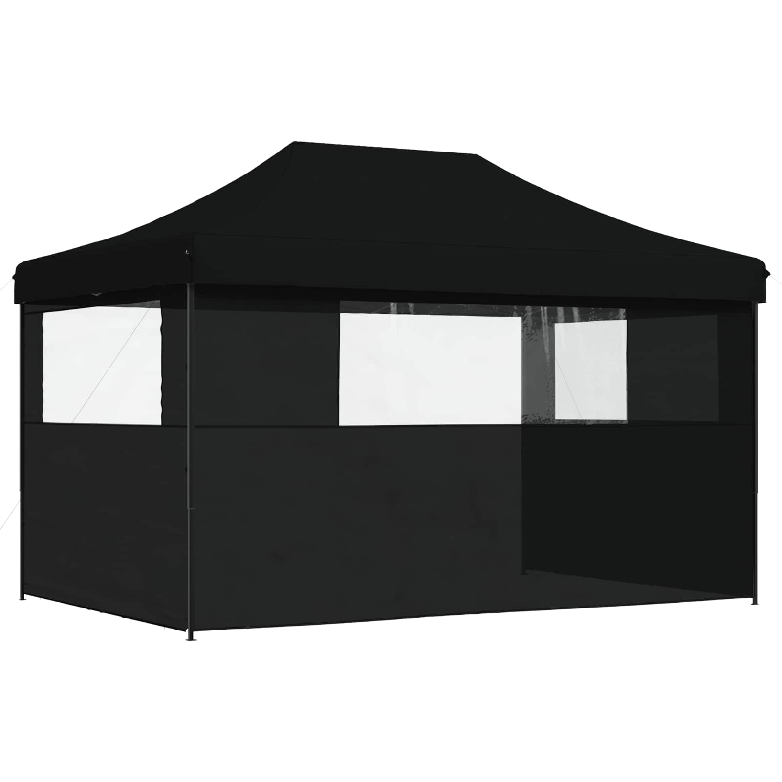Partytelt Svart 292 x 440 x 315 cm Oxford Stoff vidaXL