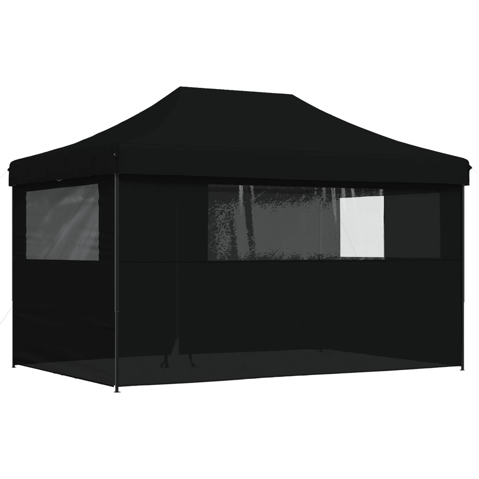 Partytelt Svart 292 x 440 x 315 cm Oxford Stoff vidaXL