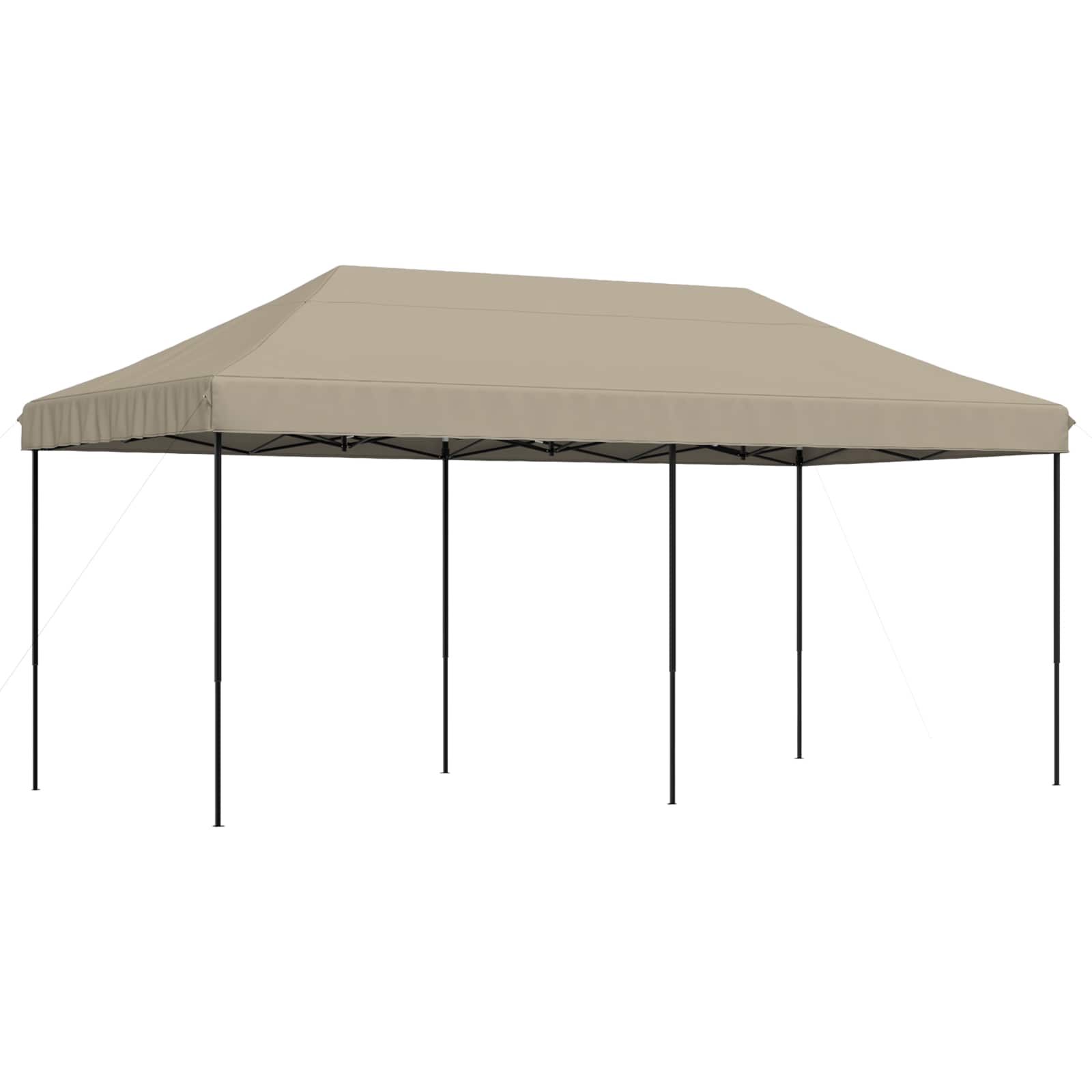 Partytelt Gråbrun 292 x 580 x 315 cm Oxford Stoff vidaXL