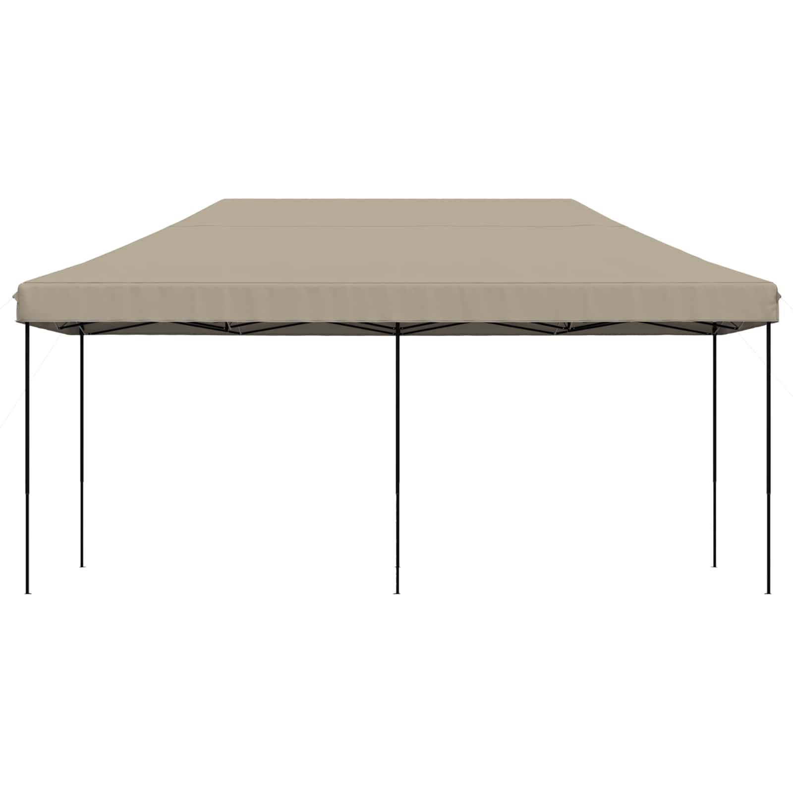 Partytelt Gråbrun 292 x 580 x 315 cm Oxford Stoff vidaXL