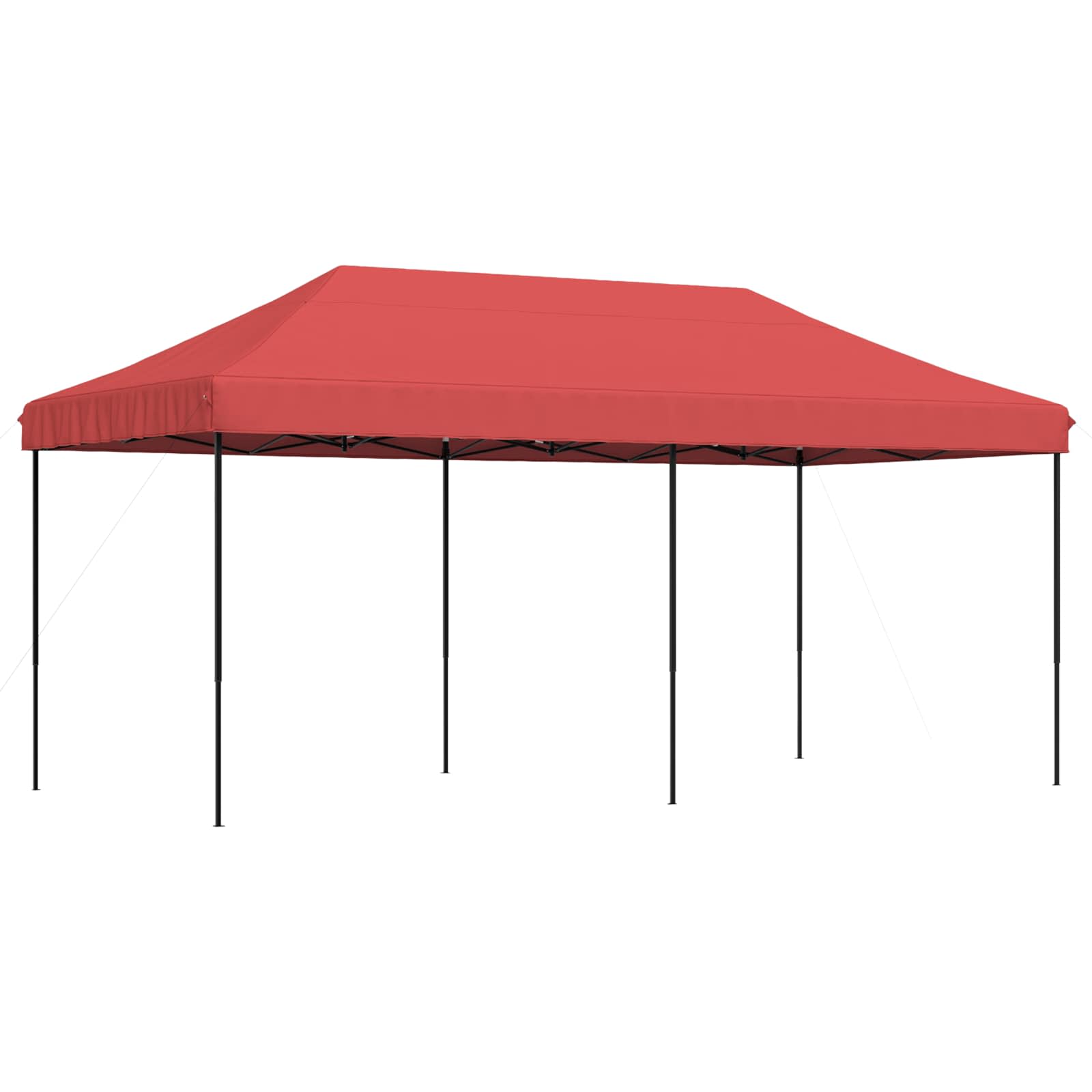 Partytelt Burgunder 292 x 580 x 315 cm Oxford Stoff vidaXL