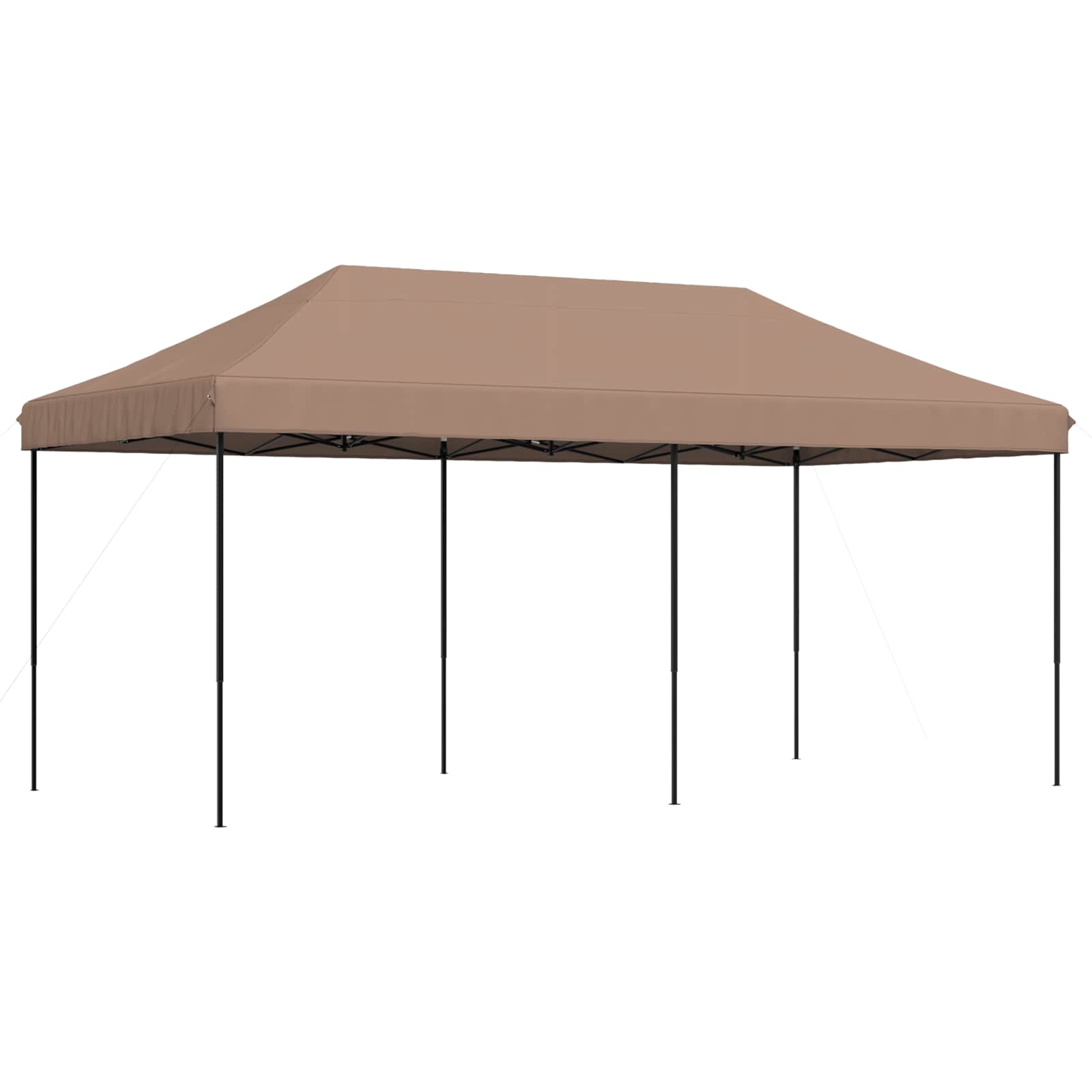 Partytelt Brun 292 x 580 x 315 cm Oxford Stoff vidaXL
