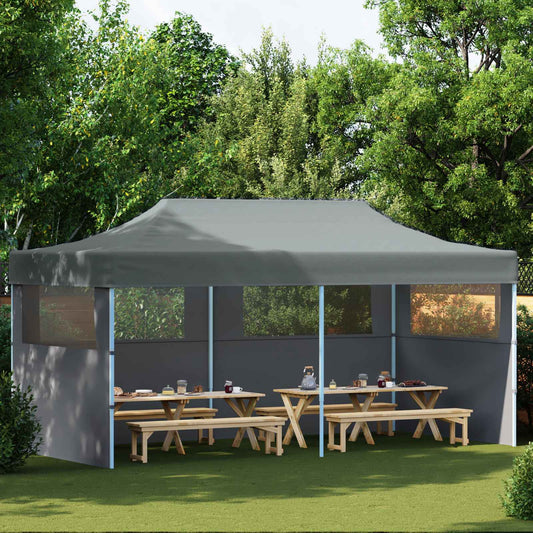 Partytelt Antrasitt 291 x 580 x 315 cm Oxford Stoff vidaXL