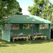 Partytelt grønn 292 x 580 x 315 cm Oxford Stoff vidaXL