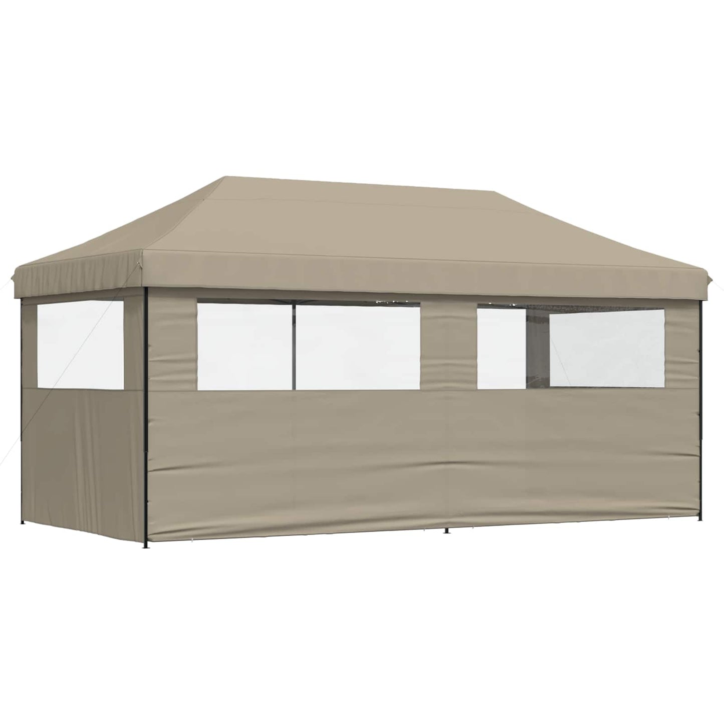 Partytelt Gråbrun 292 x 580 x 315 cm Oxford Stoff vidaXL