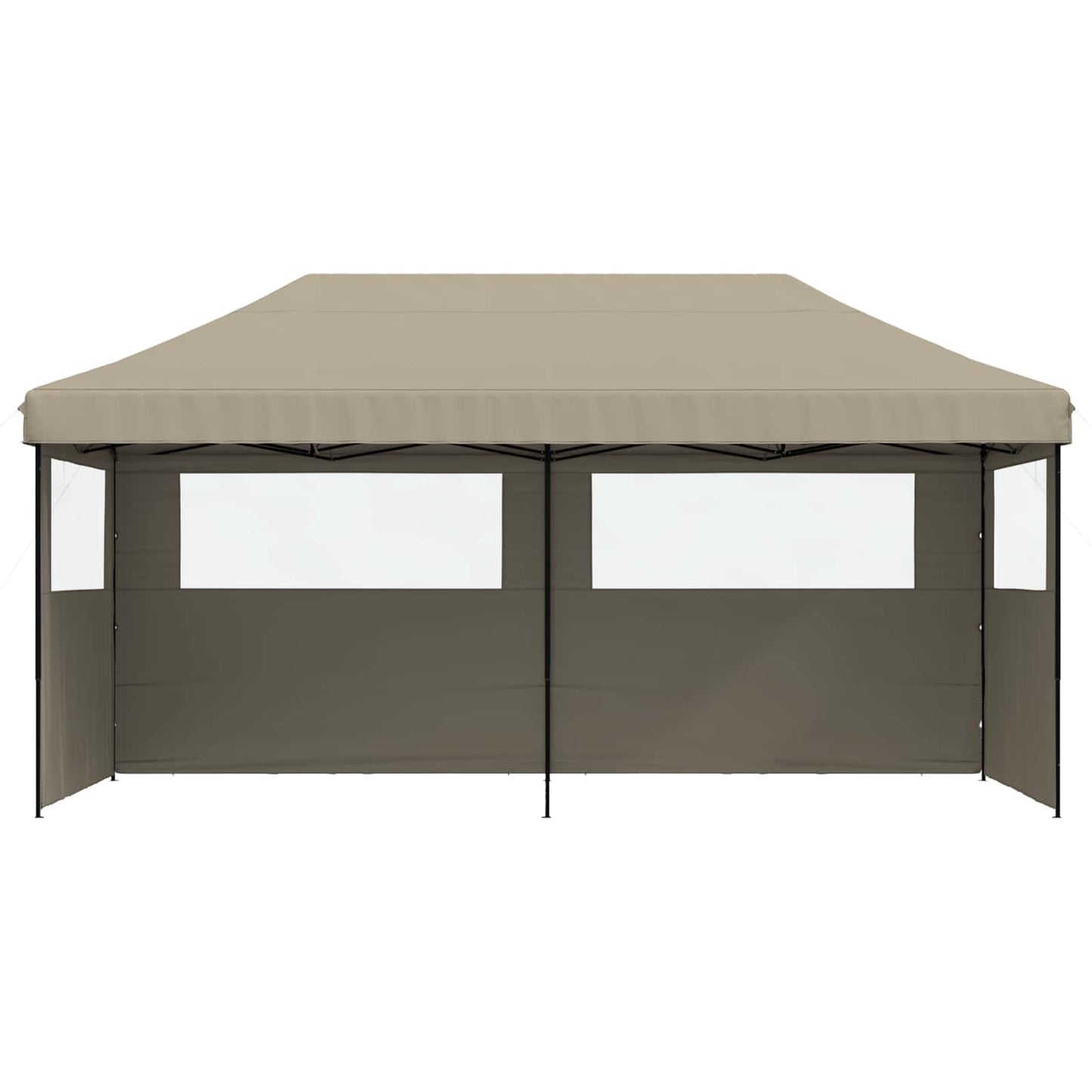 Partytelt Gråbrun 292 x 580 x 315 cm Oxford Stoff vidaXL