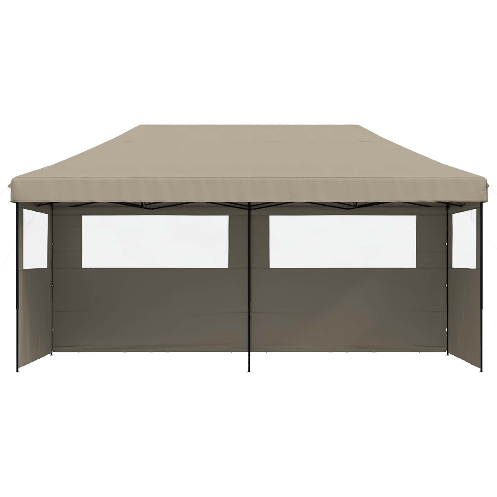 Partytelt Gråbrun 292 x 580 x 315 cm Oxford Stoff vidaXL