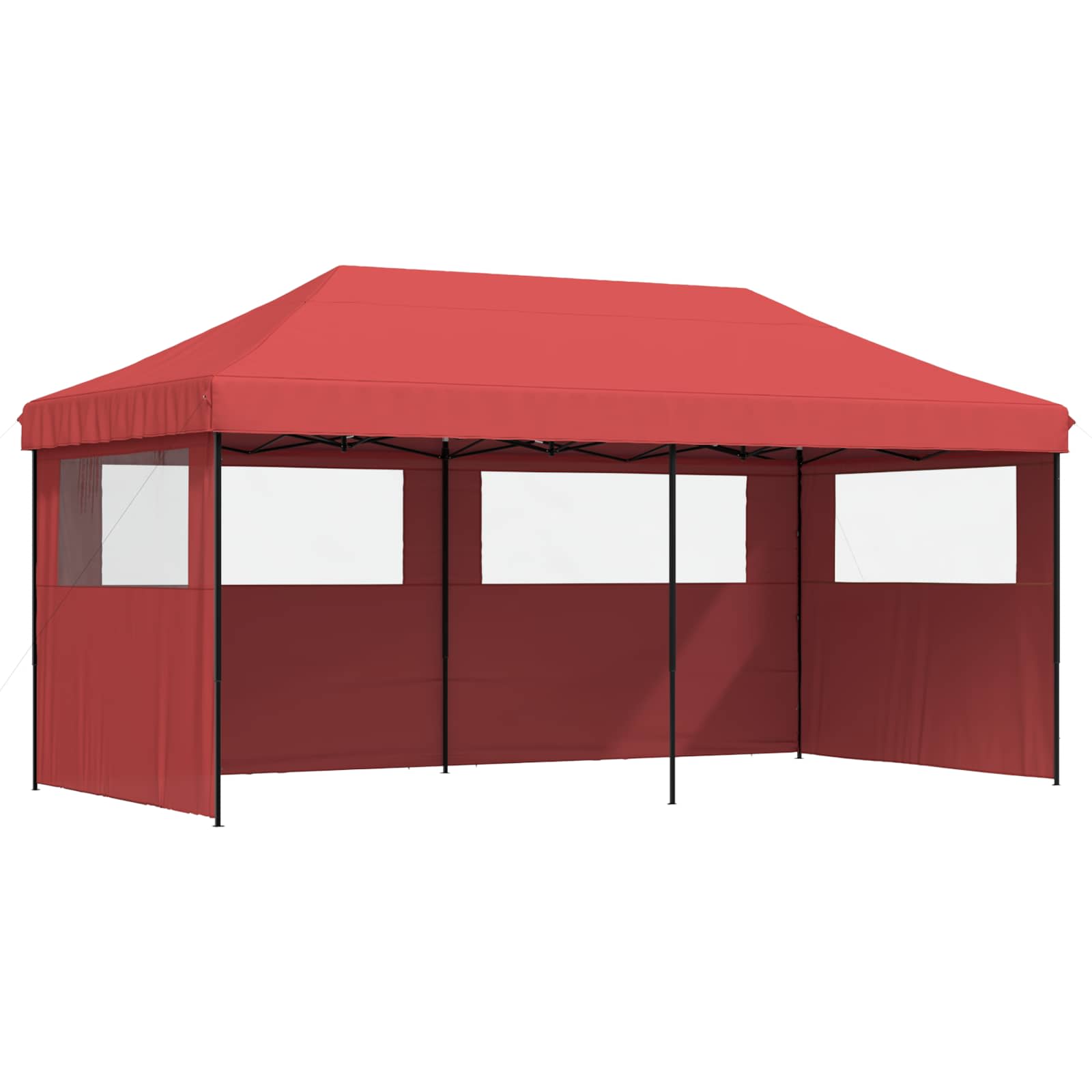 Partytelt Burgunder 292 x 580 x 315 cm Oxford Stoff vidaXL