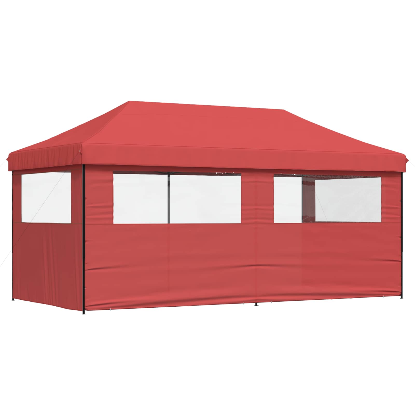 Partytelt Burgunder 292 x 580 x 315 cm Oxford Stoff vidaXL