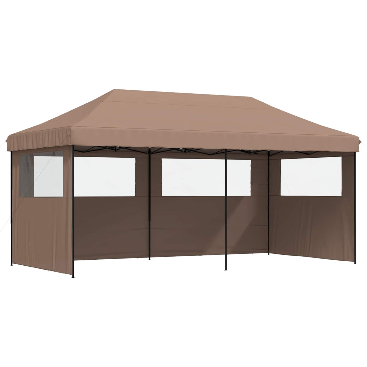 Partytelt Brun 292 x 580 x 315 cm Oxford Stoff vidaXL