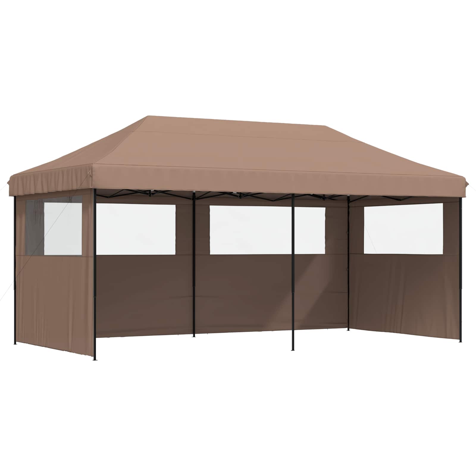 Partytelt Brun 292 x 580 x 315 cm Oxford Stoff vidaXL