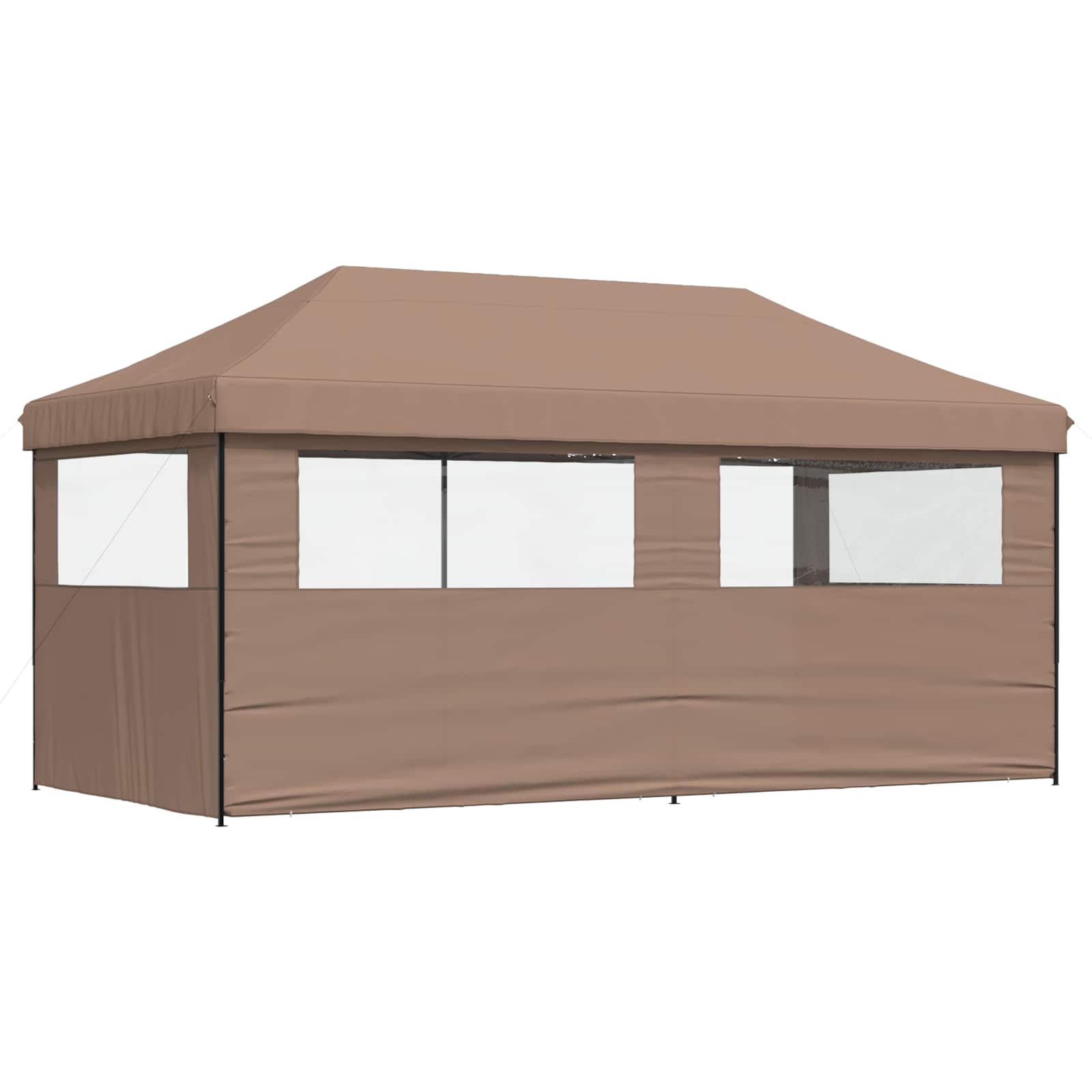 Partytelt Brun 292 x 580 x 315 cm Oxford Stoff vidaXL