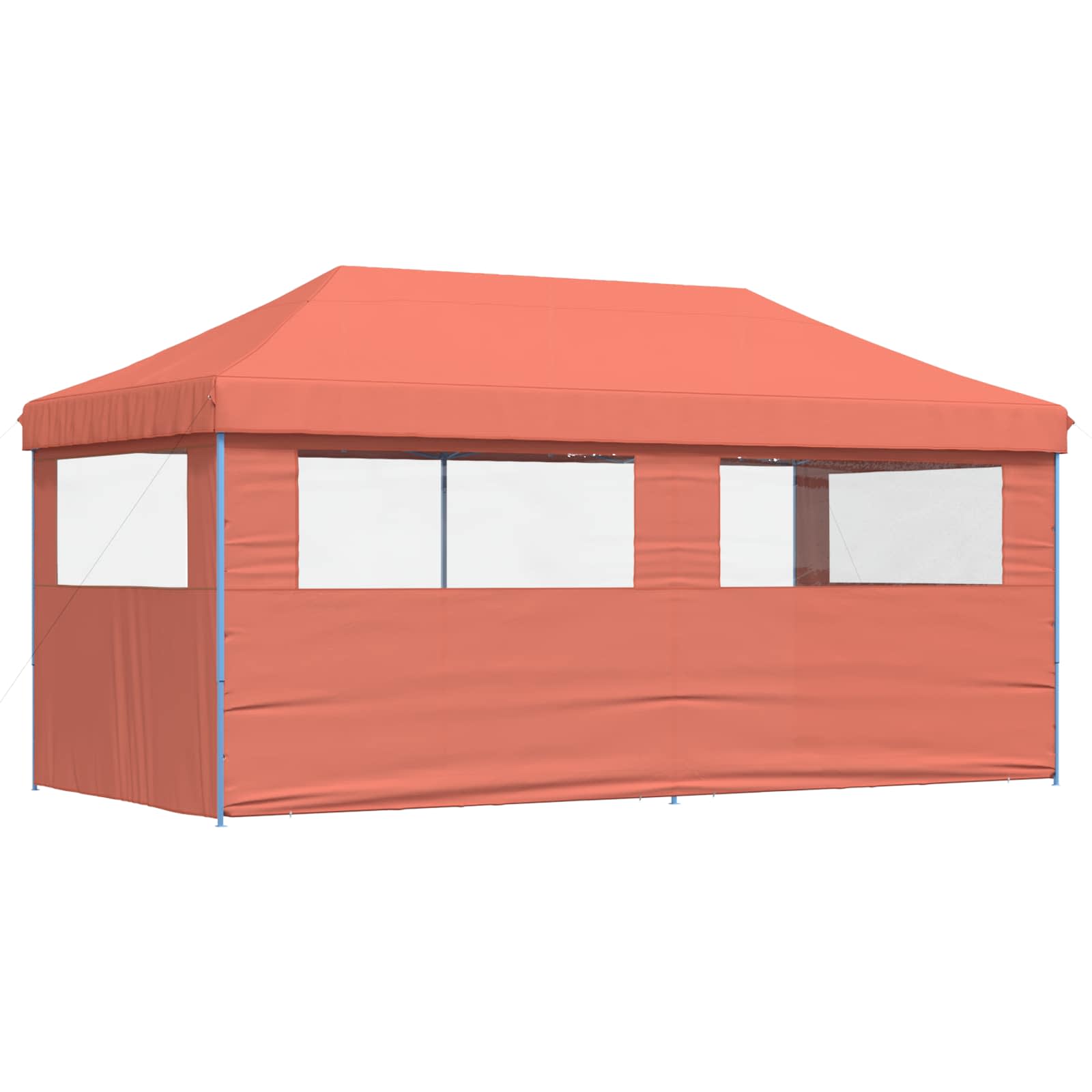 Partytelt Terrakotta 292 x 580 x 315 cm Oxford Stoff vidaXL