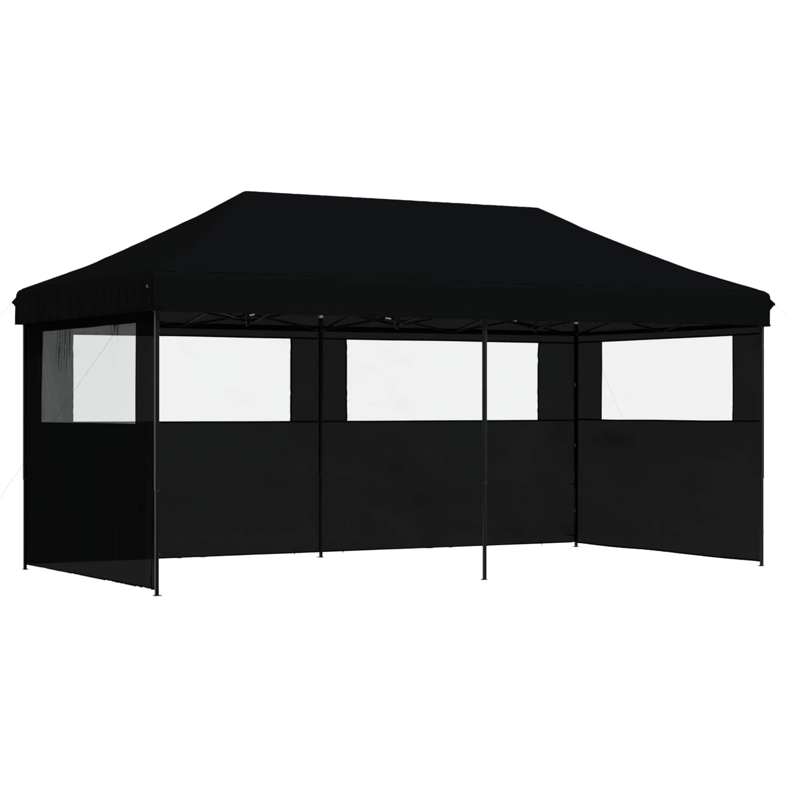 Partytelt Svart 292 x 580 x 315 cm Oxford Stoff vidaXL