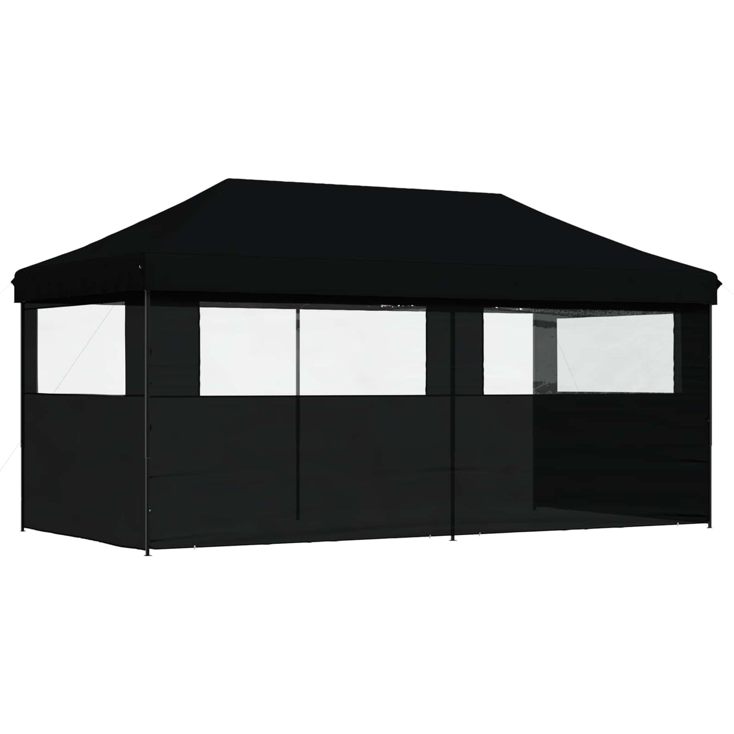 Partytelt Svart 292 x 580 x 315 cm Oxford Stoff vidaXL