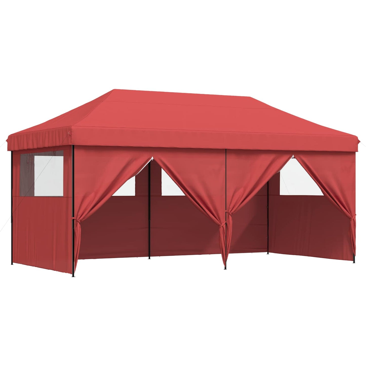 Partytelt Burgunder 292 x 580 x 315 cm Oxford Stoff vidaXL