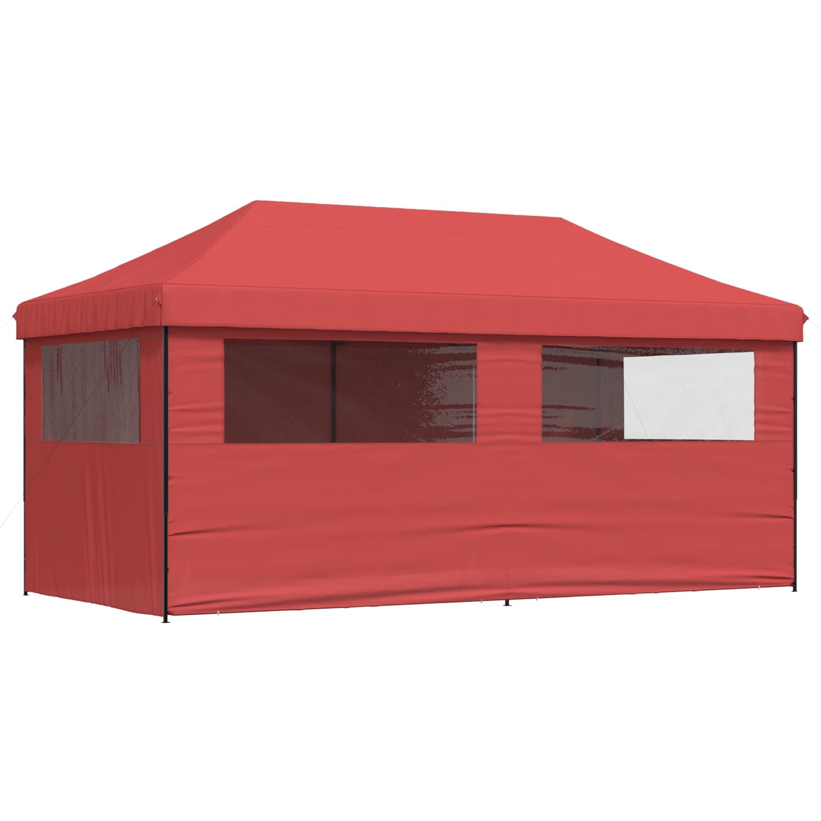 Partytelt Burgunder 292 x 580 x 315 cm Oxford Stoff vidaXL