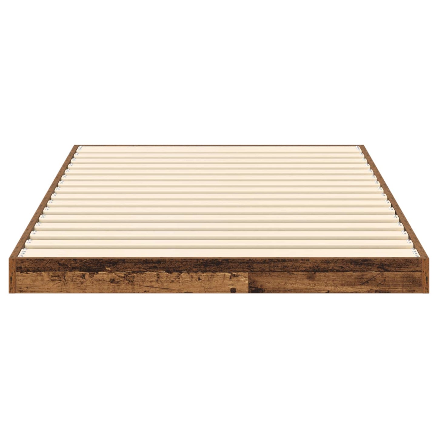 Gulvbedramme Gammelt tre 90 x 190 cm Konstruert tre