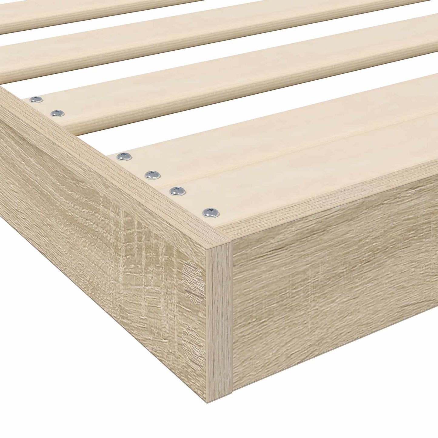 Gulvbedramme Sonoma 80 x 200 cm Konstruert tre