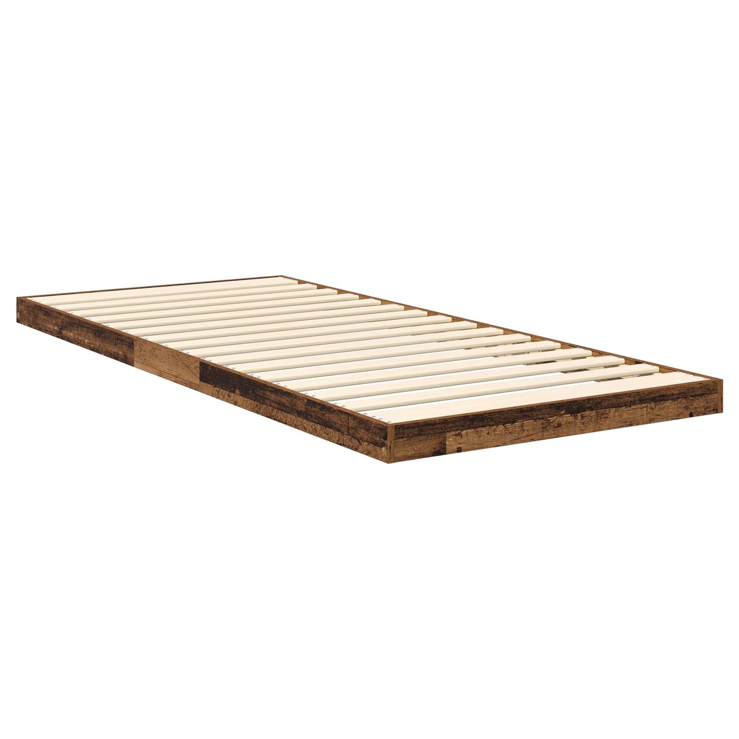 Gulvbedramme Gammelt tre 80 x 200 cm Konstruert tre