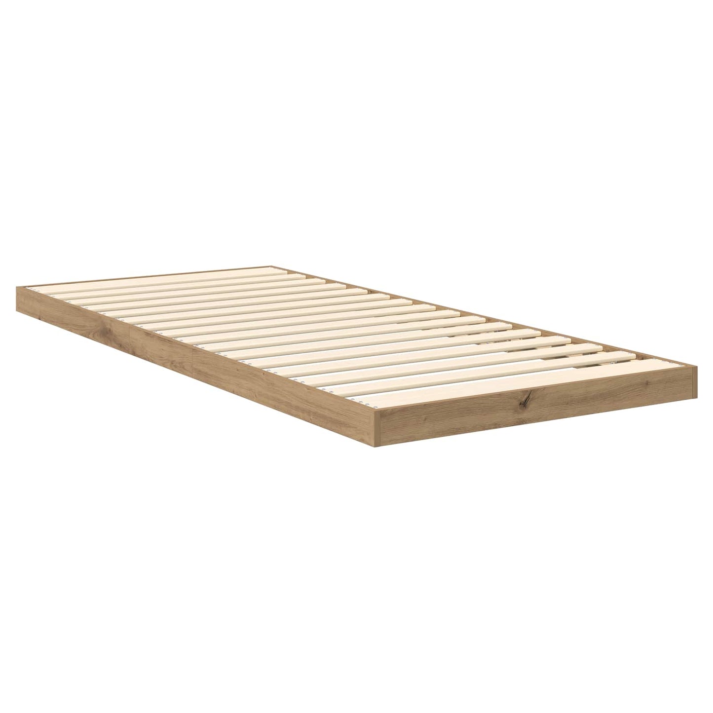 Gulvbedramme Artisan Eik 80 x 200 cm Konstruert tre