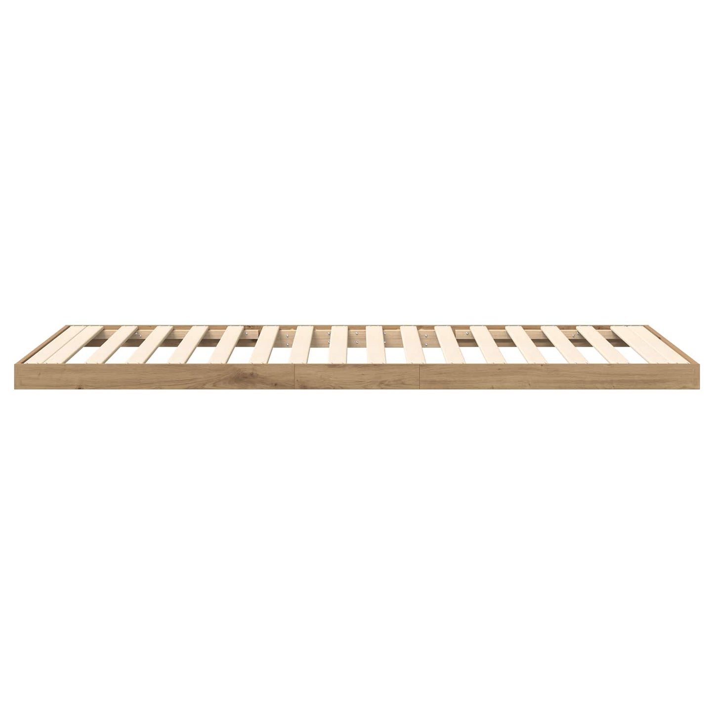 Gulvbedramme Artisan Eik 80 x 200 cm Konstruert tre
