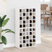 Vinhylle 2 pcs Hvit 56 x 25 x 56 cm Massiv furu